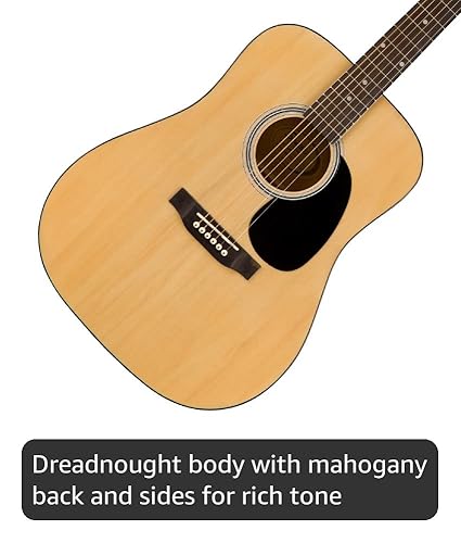 Amazon.com: Squier by Fender Acoustic Guitar, with 2-Year Warranty